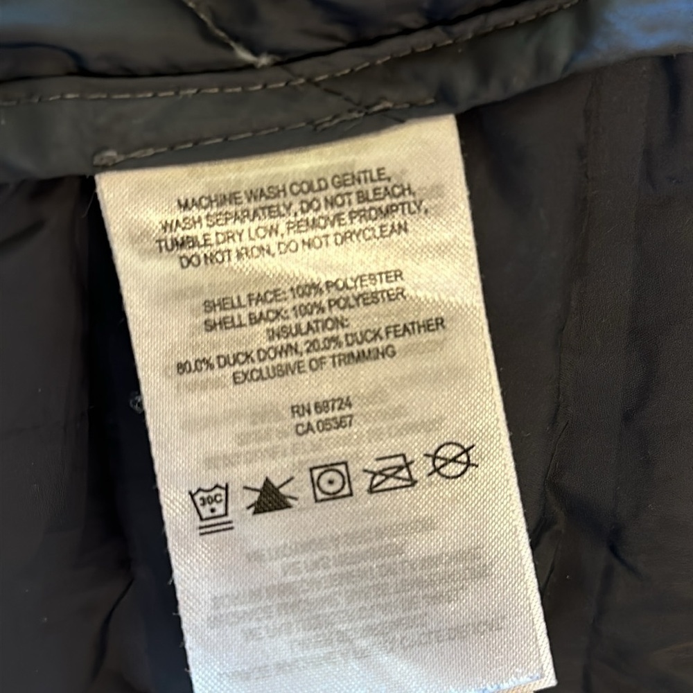 Columbia 650 down blue and yellow puffer jacket size small - Picture 7 of 10
